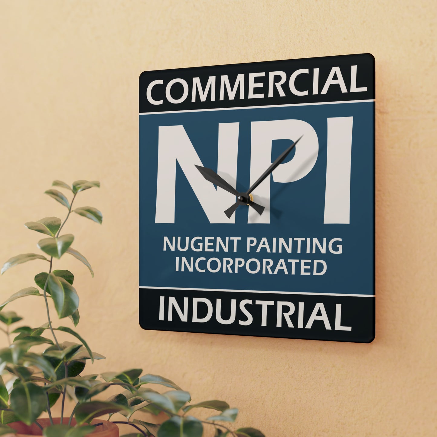 NPI STAPLE - Acrylic Wall Clock
