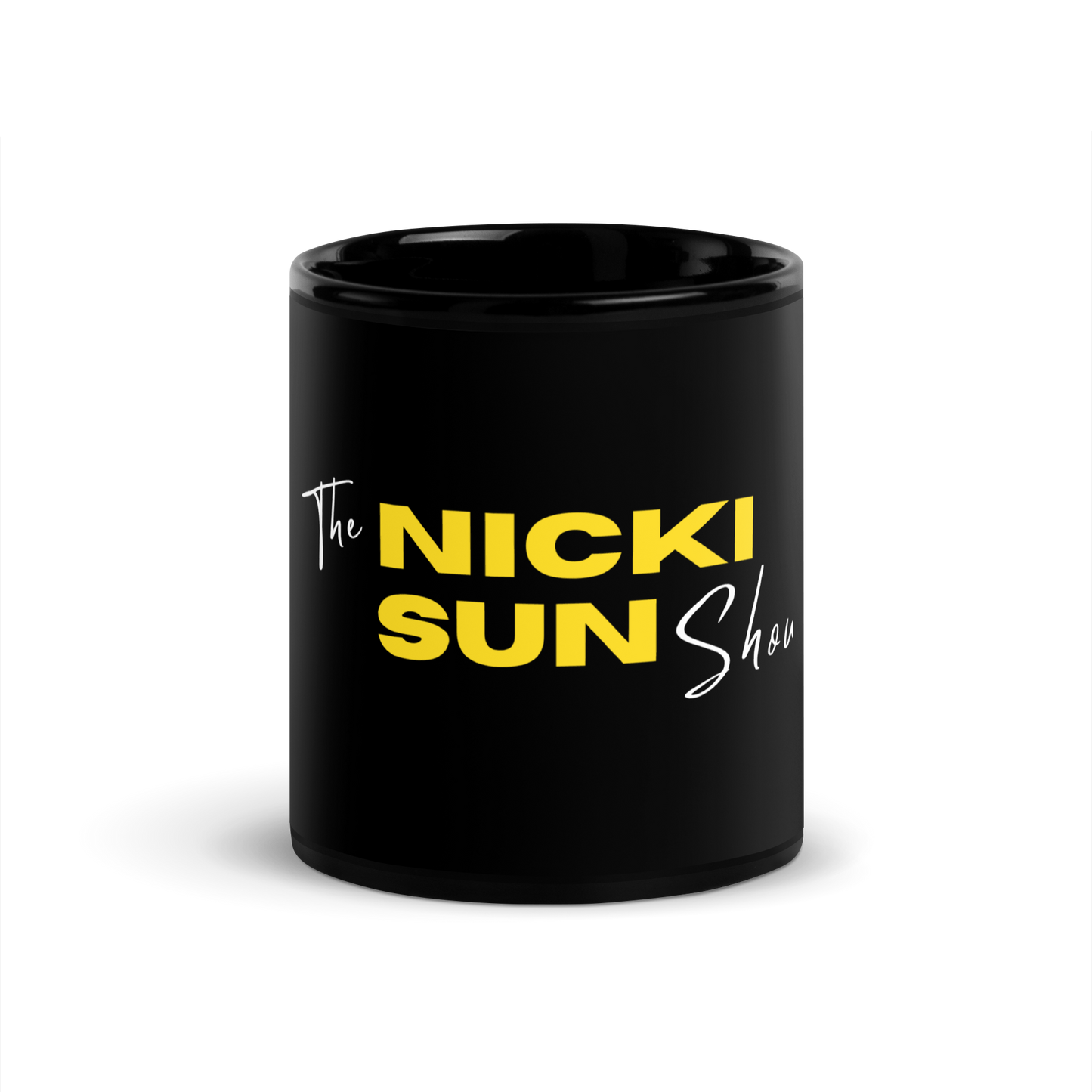 TNSS STAPLE - Black Glossy Mug