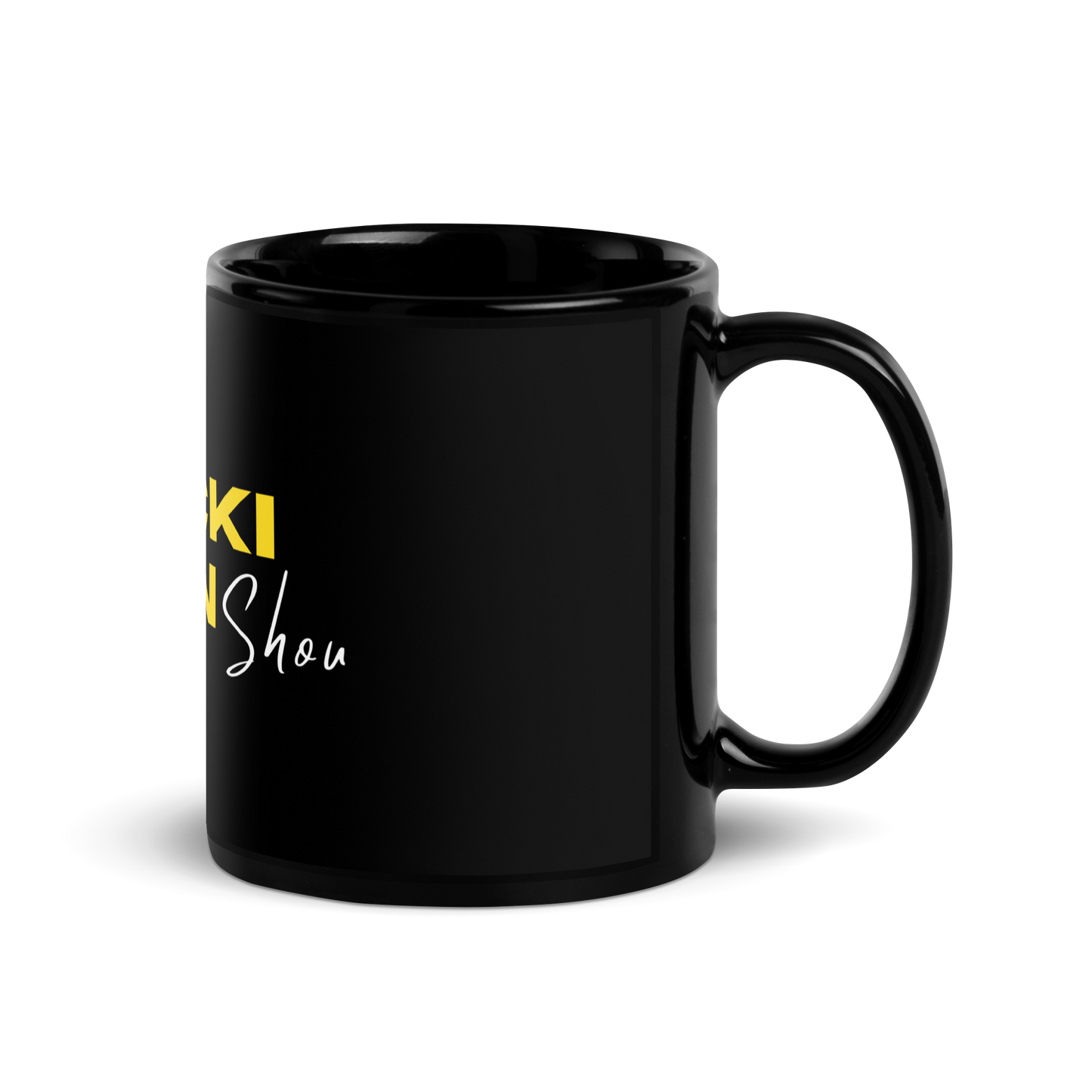 TNSS STAPLE - Black Glossy Mug