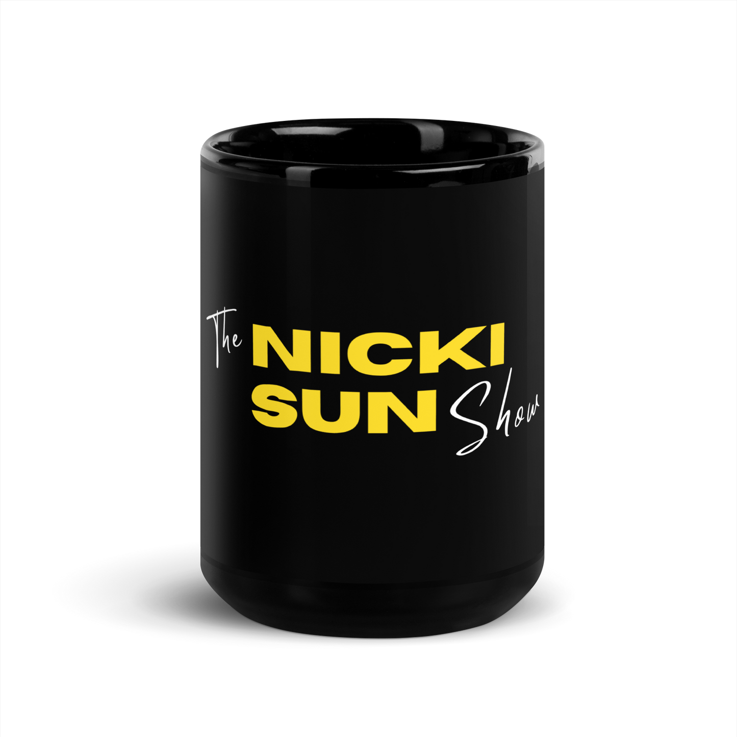 TNSS STAPLE - Black Glossy Mug