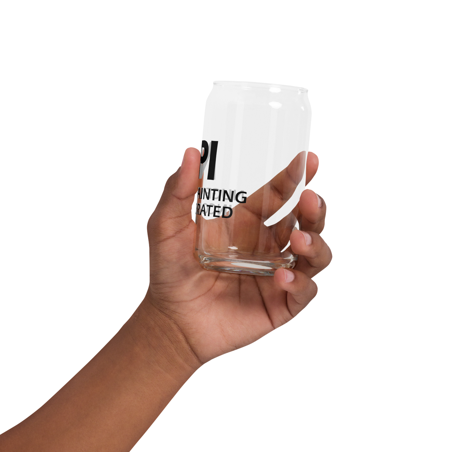 NPI TEXT - Can-shaped glass