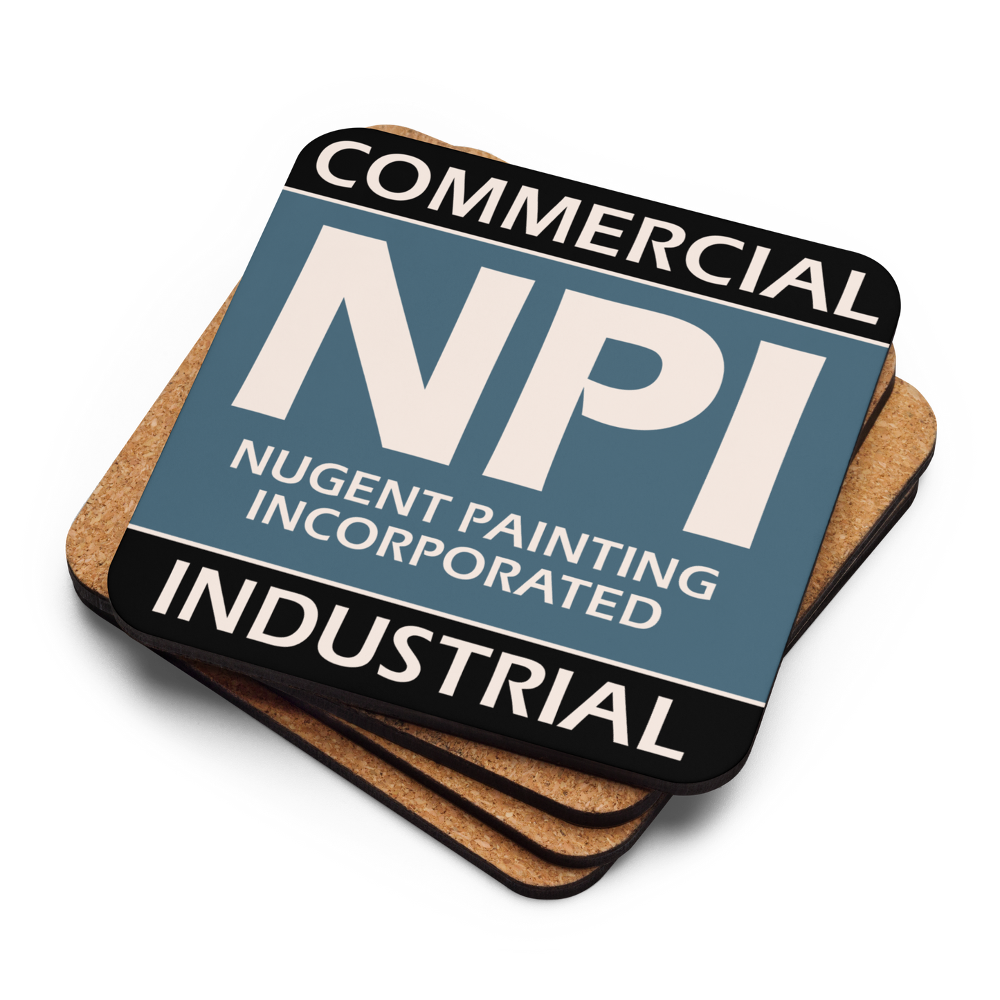 NPI STAPLE - Cork-back coaster