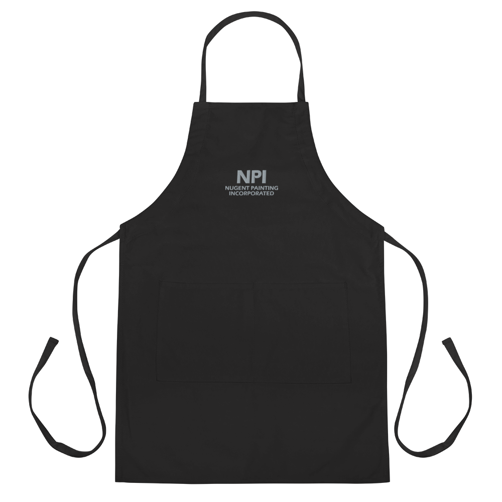 NPI TEXT - Embroidered Apron