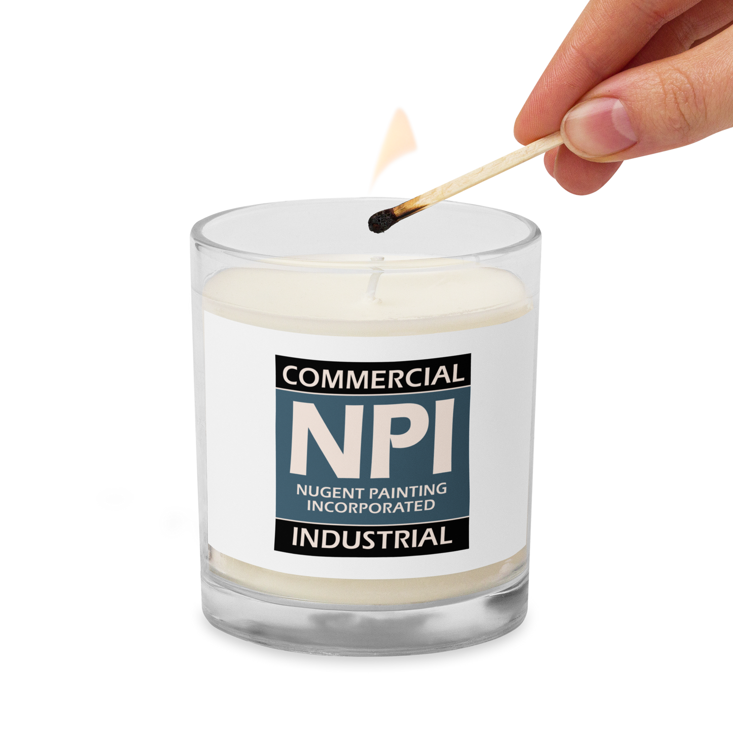 NPI STAPLE - Glass jar soy wax candle