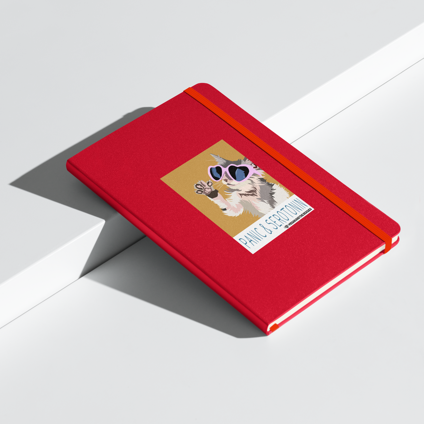 Panic & Serotonin - Hardcover bound notebook