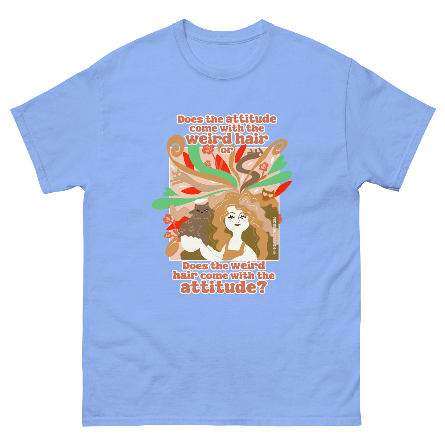 Weird Hair Attitude Ginger - Unisex classic tee