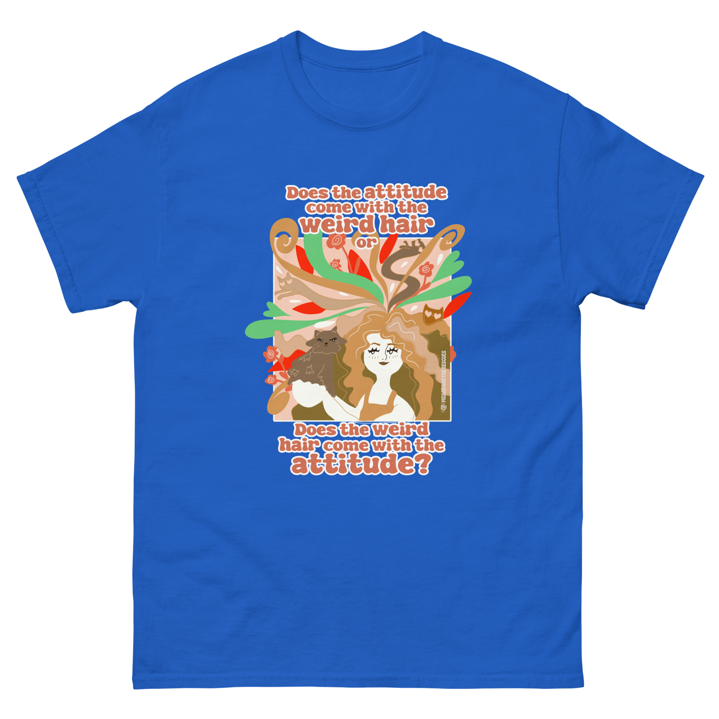 Weird Hair Attitude Ginger - Unisex classic tee