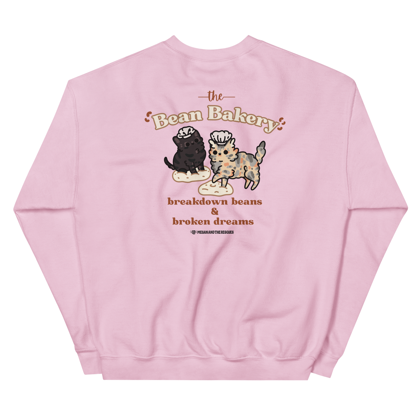 The Bean Bakery (Version 2) - front and back print - Unisex Sweatshirt