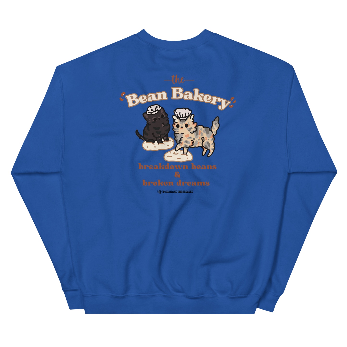The Bean Bakery (Version 2) - front and back print - Unisex Sweatshirt