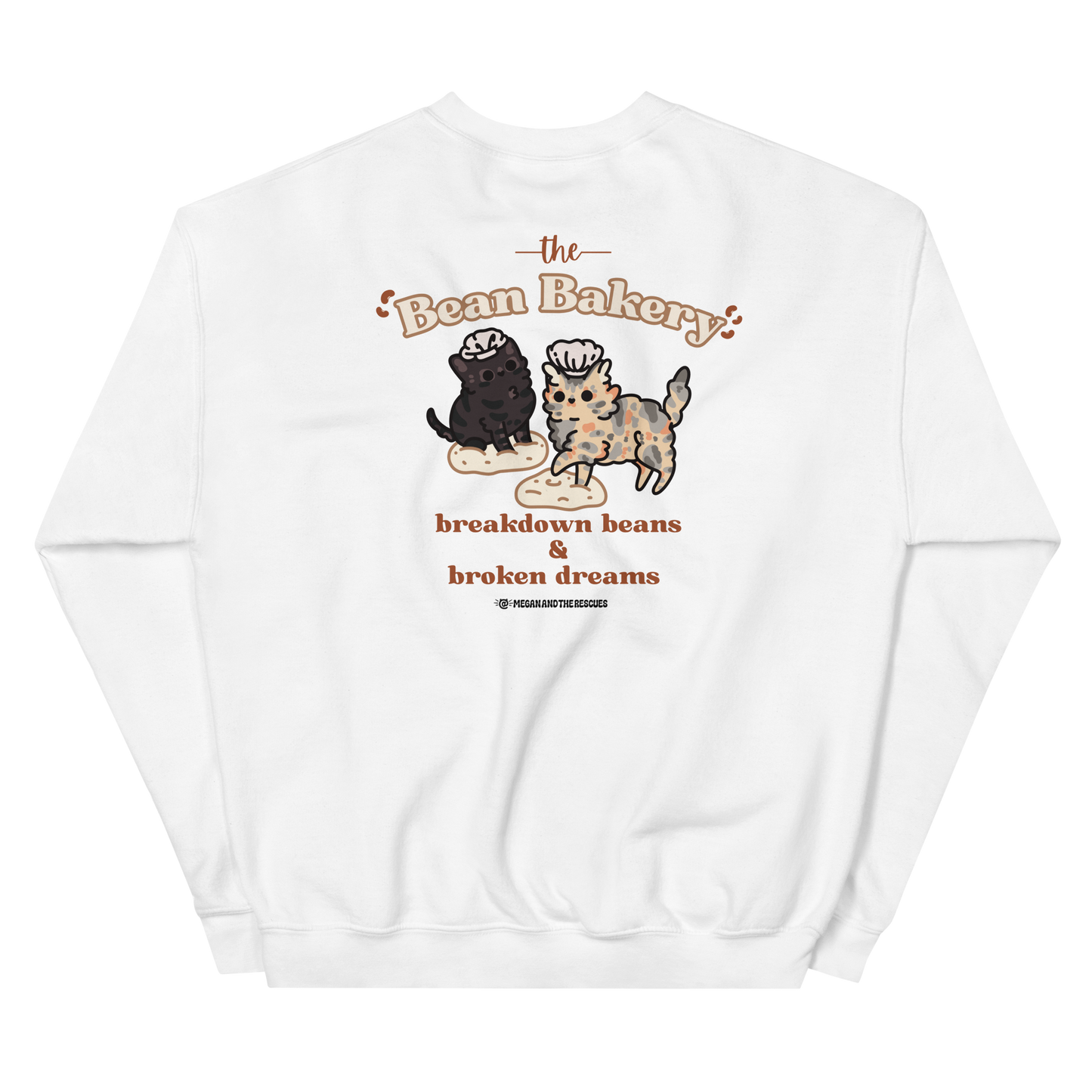The Bean Bakery (Version 2) - front and back print - Unisex Sweatshirt