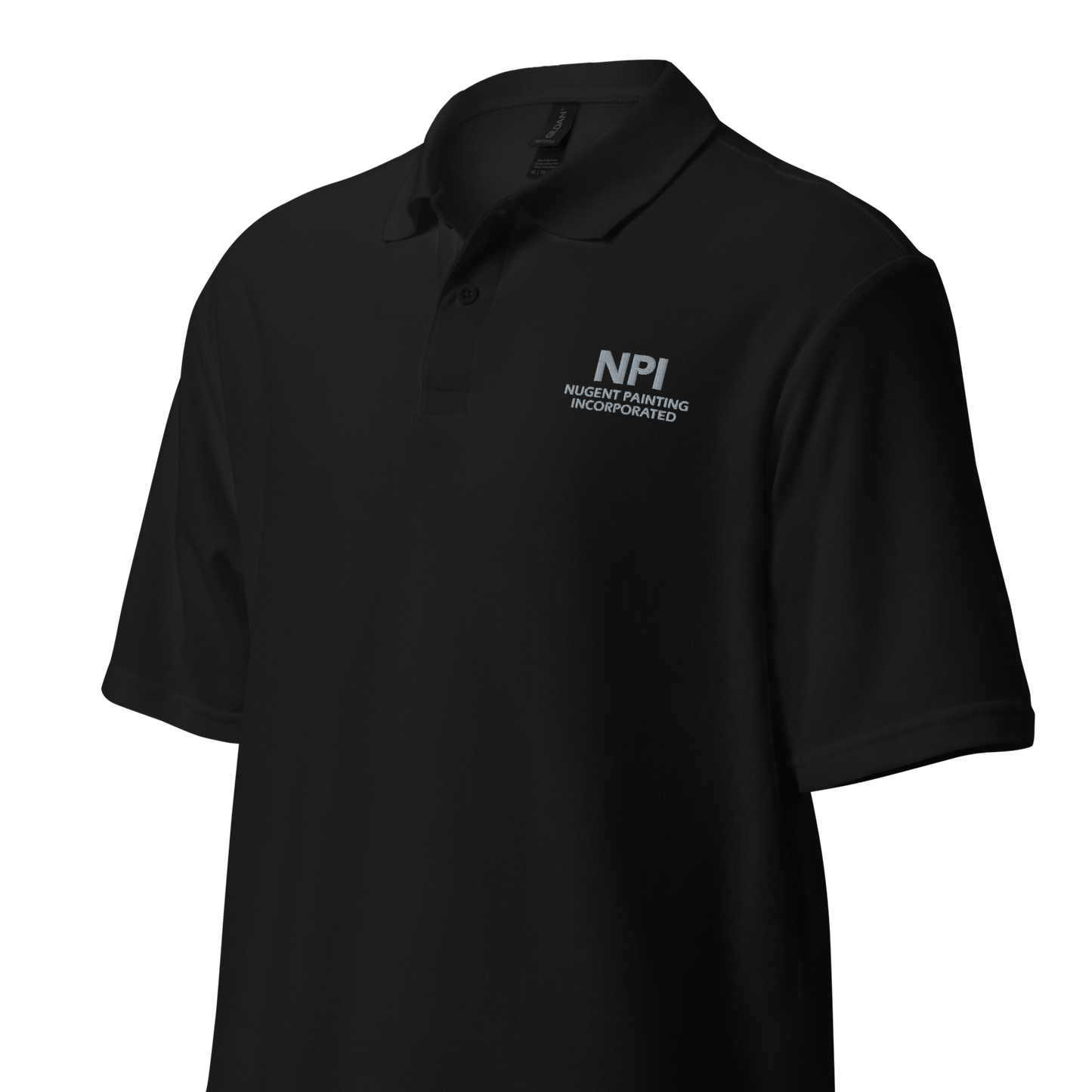 NPI TEXT - Unisex pique polo shirt