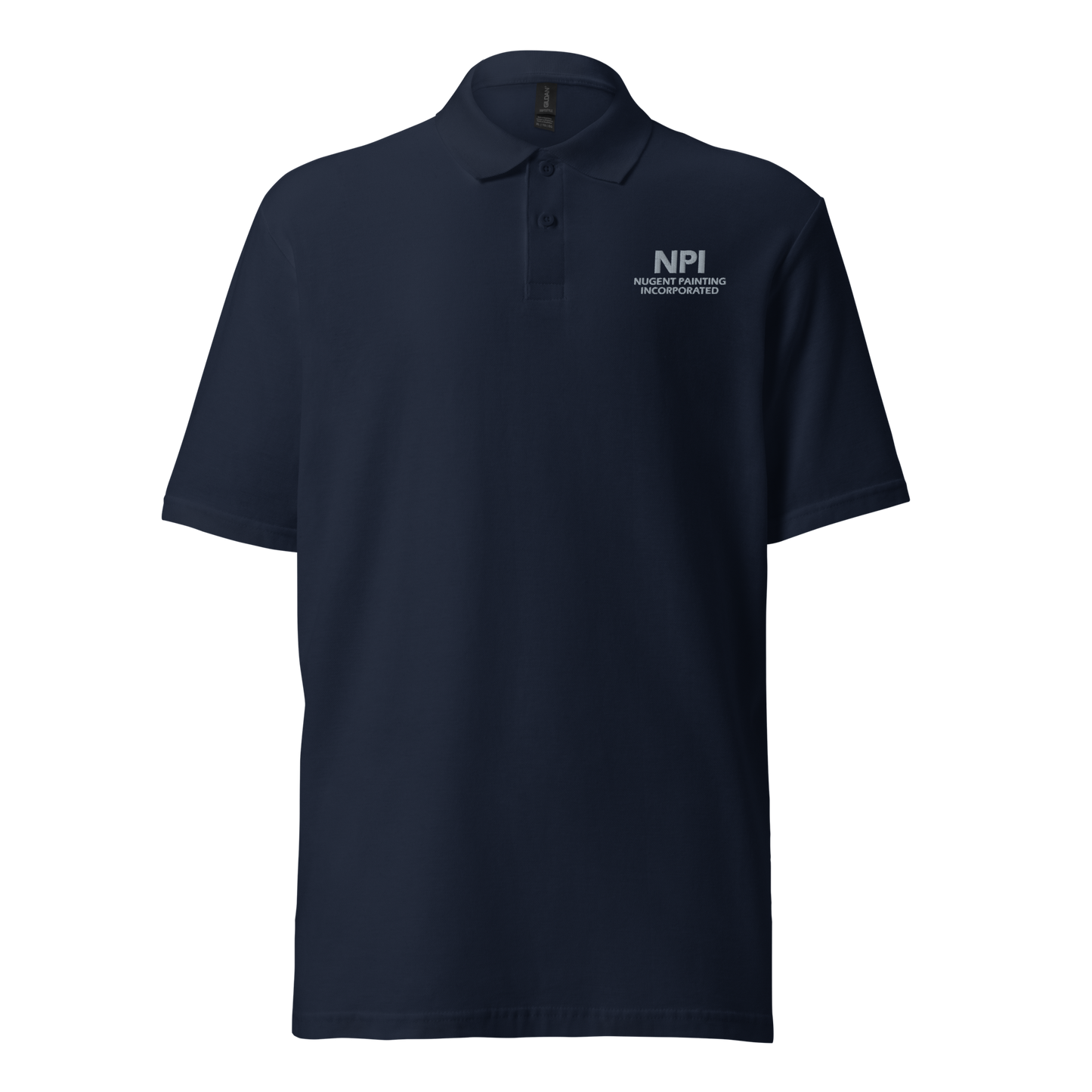 NPI TEXT - Unisex pique polo shirt
