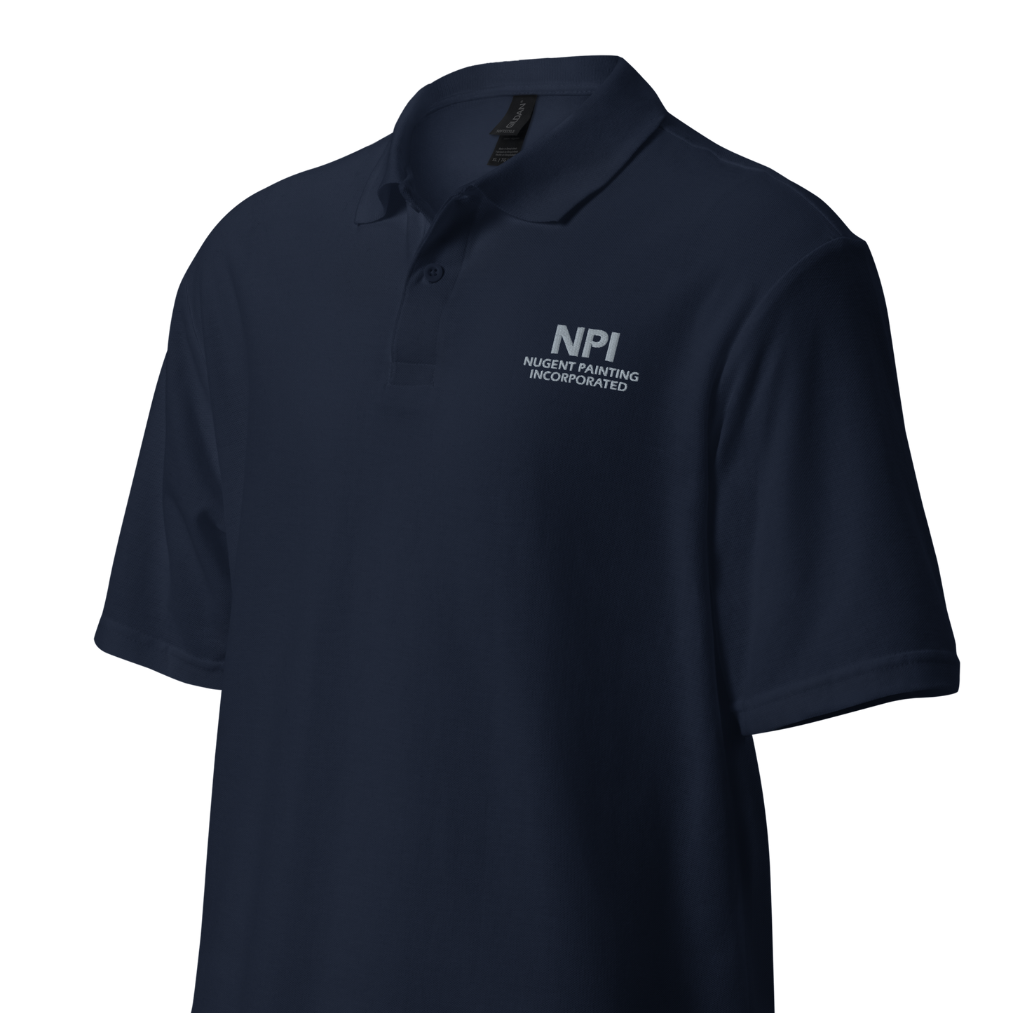 NPI TEXT - Unisex pique polo shirt