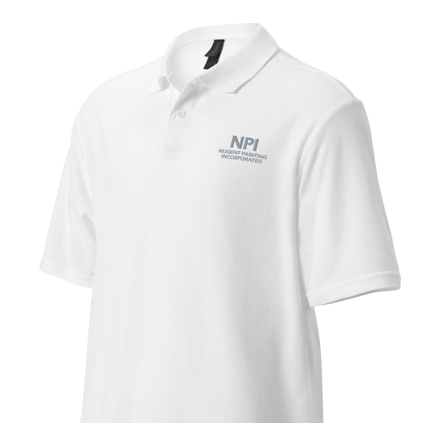 NPI TEXT - Unisex pique polo shirt