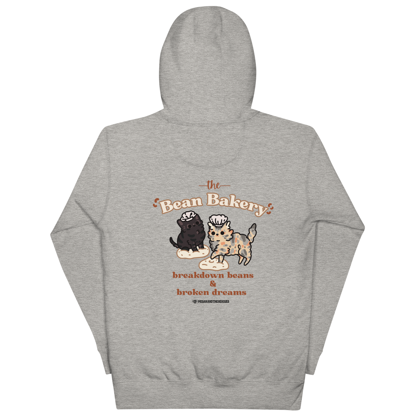 The Bean Bakery (Version 2) - front and back print - Unisex Hoodie