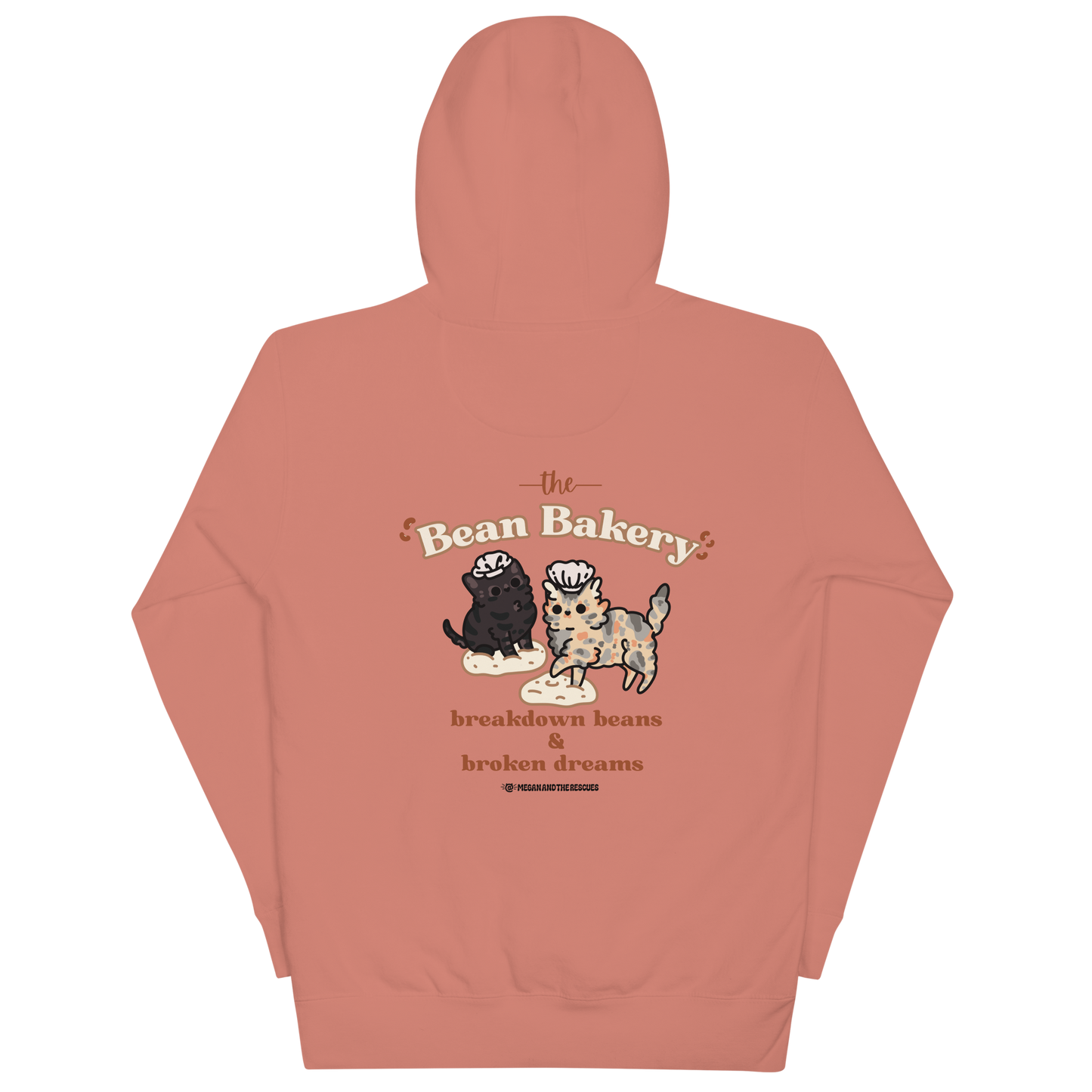 The Bean Bakery (Version 2) - front and back print - Unisex Hoodie