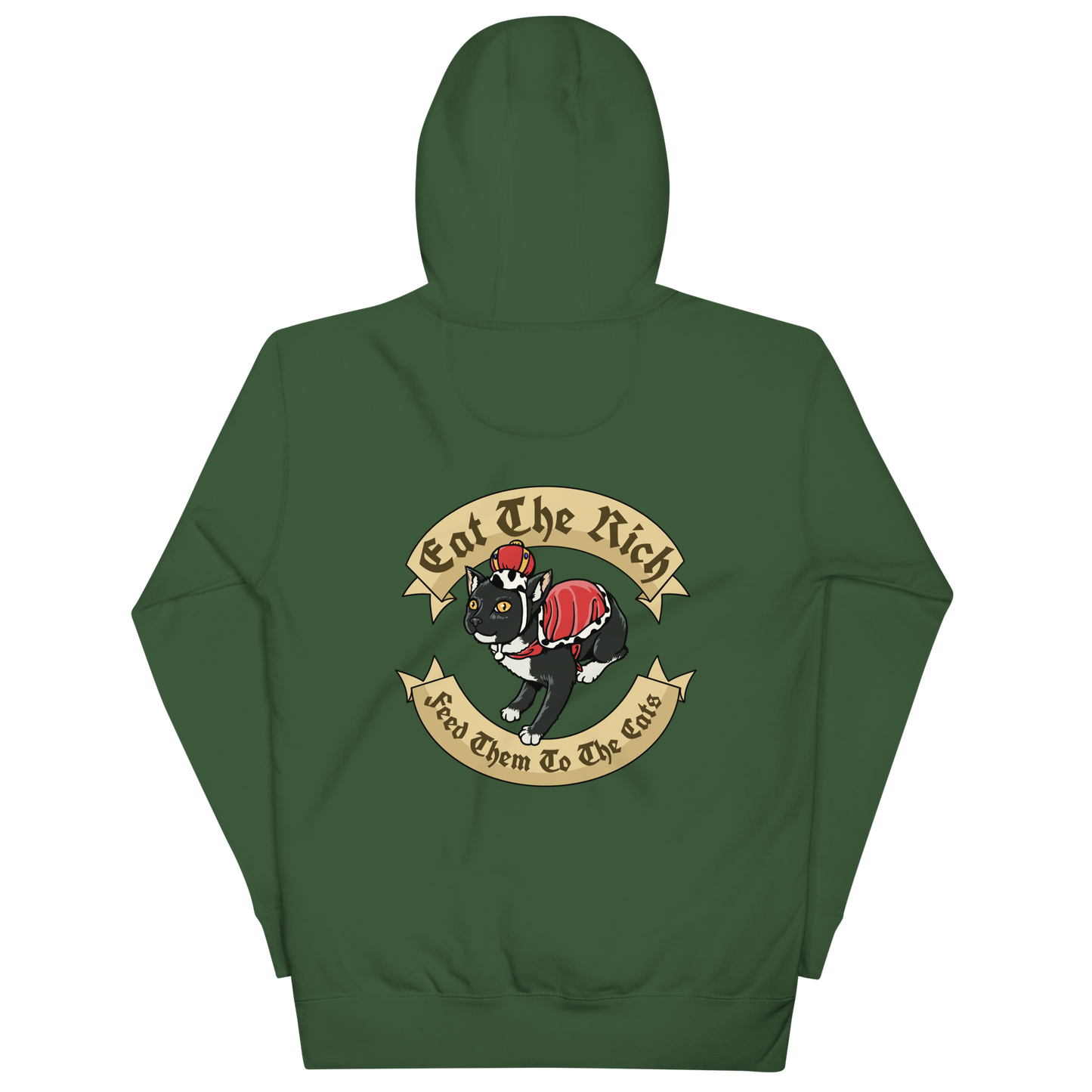 Eat the Rich - front and back print - Unisex Hoodie