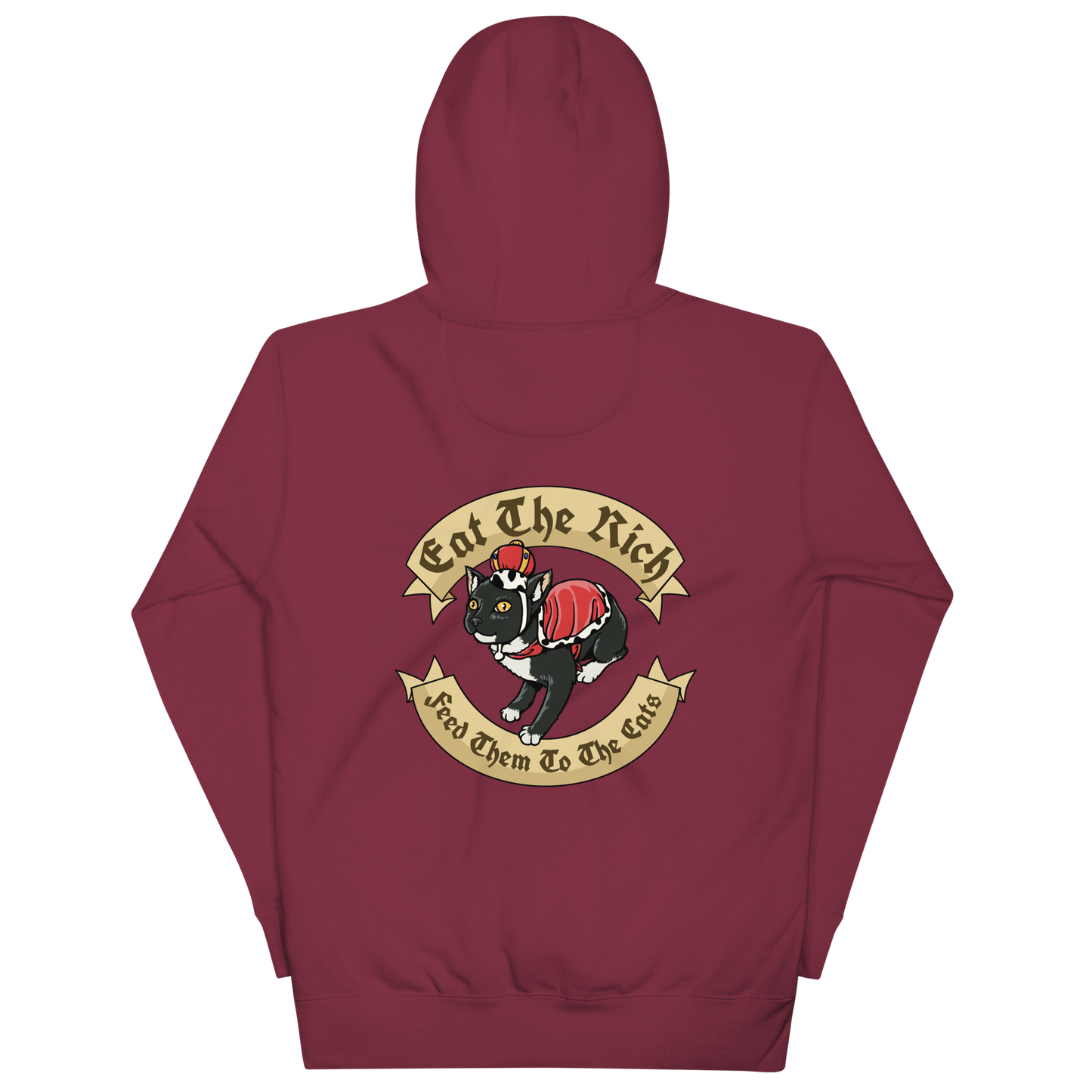 Eat the Rich - front and back print - Unisex Hoodie