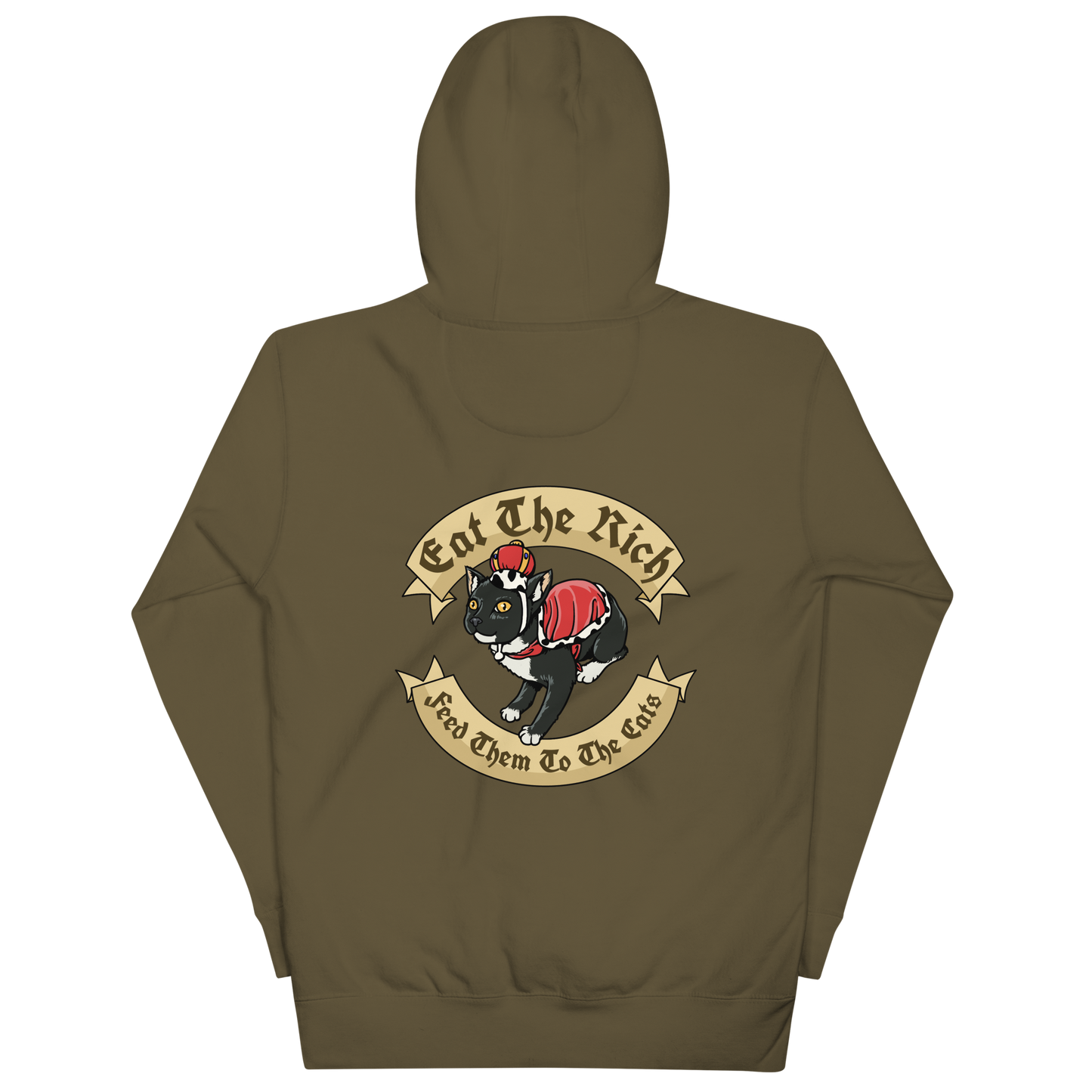 Eat the Rich - front and back print - Unisex Hoodie