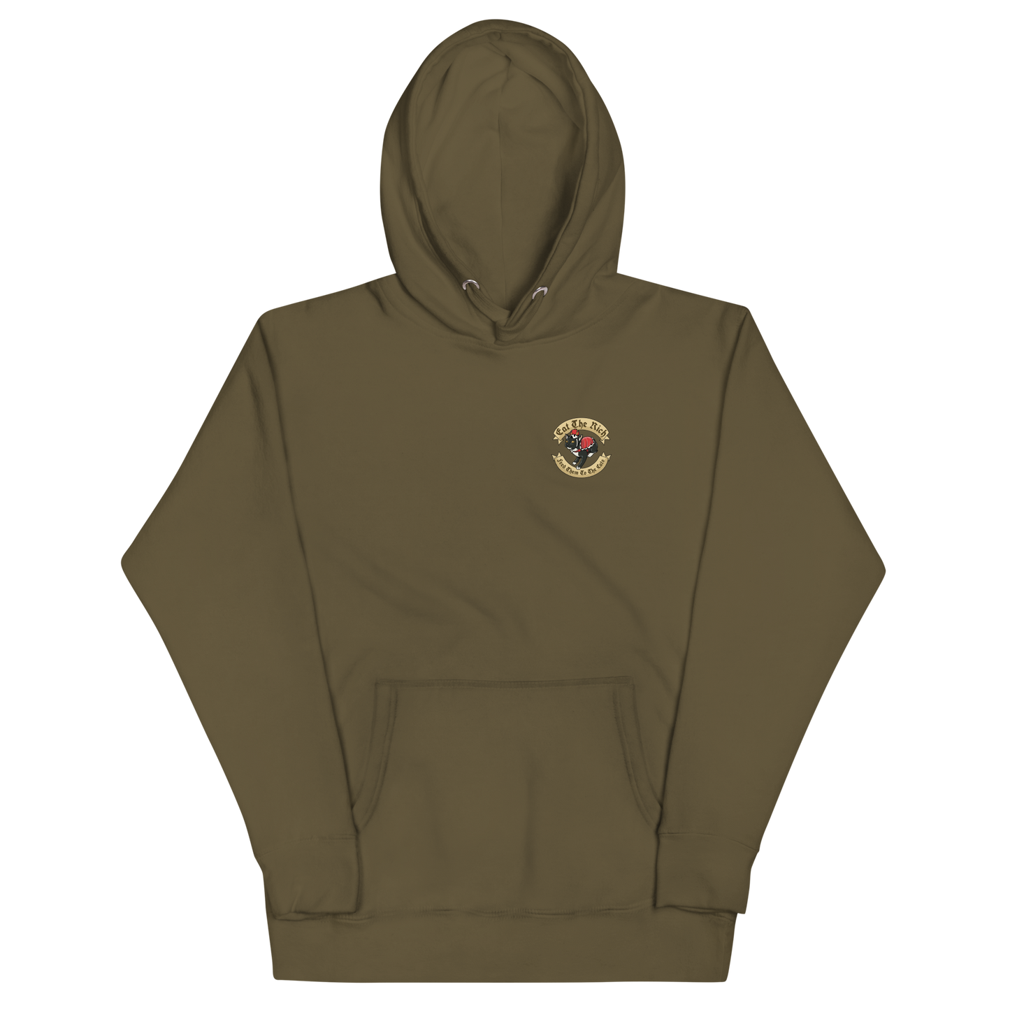 Eat the Rich - front and back print - Unisex Hoodie
