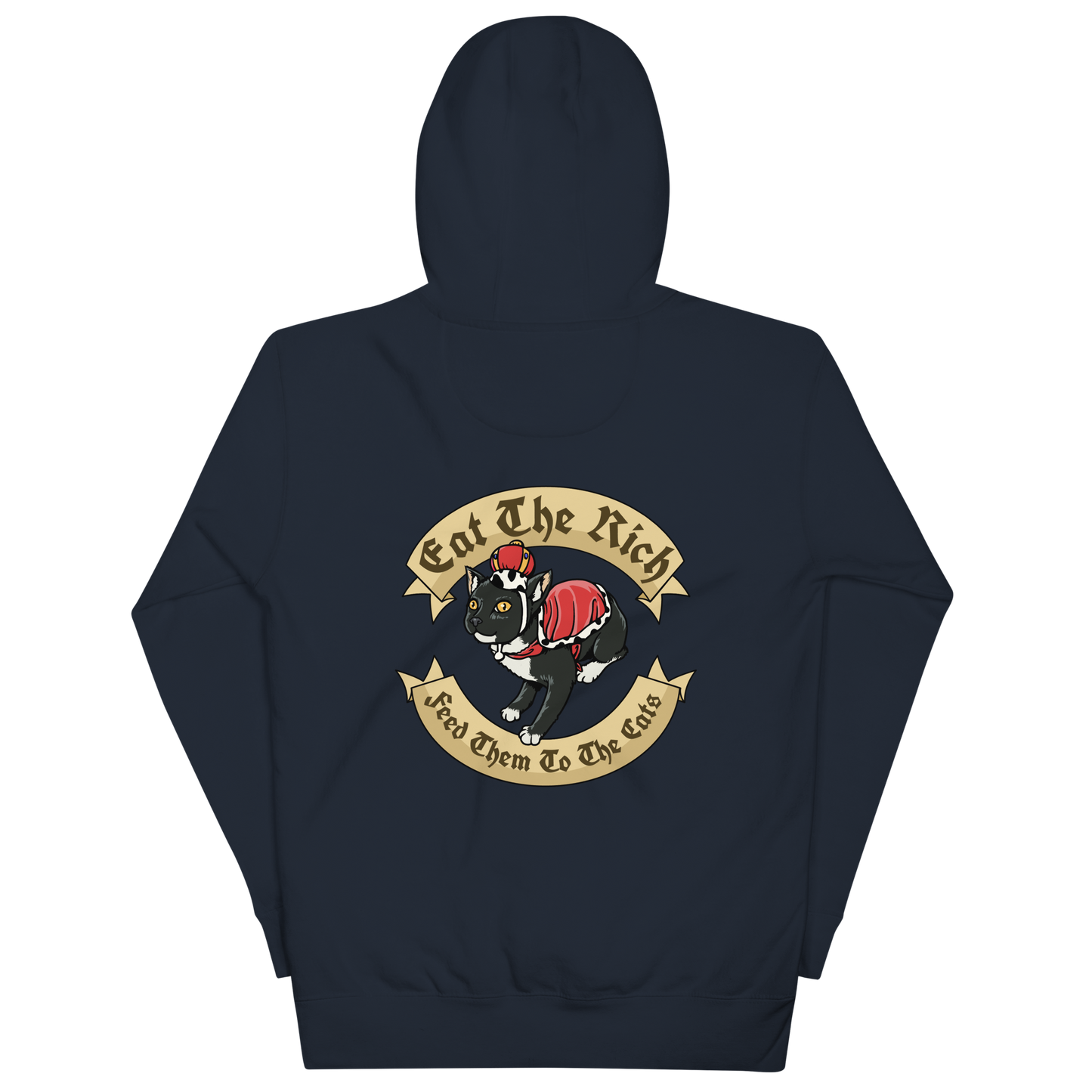 Eat the Rich - front and back print - Unisex Hoodie