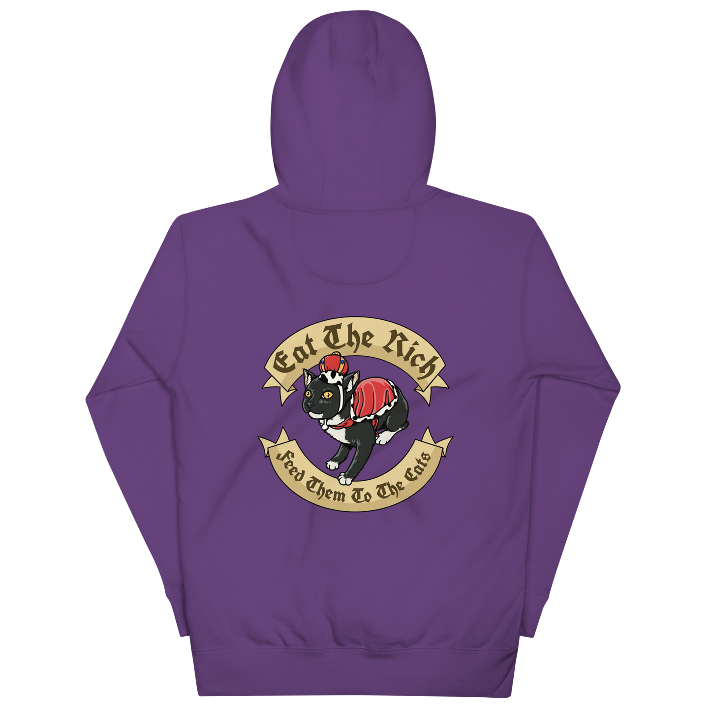 Eat the Rich - front and back print - Unisex Hoodie