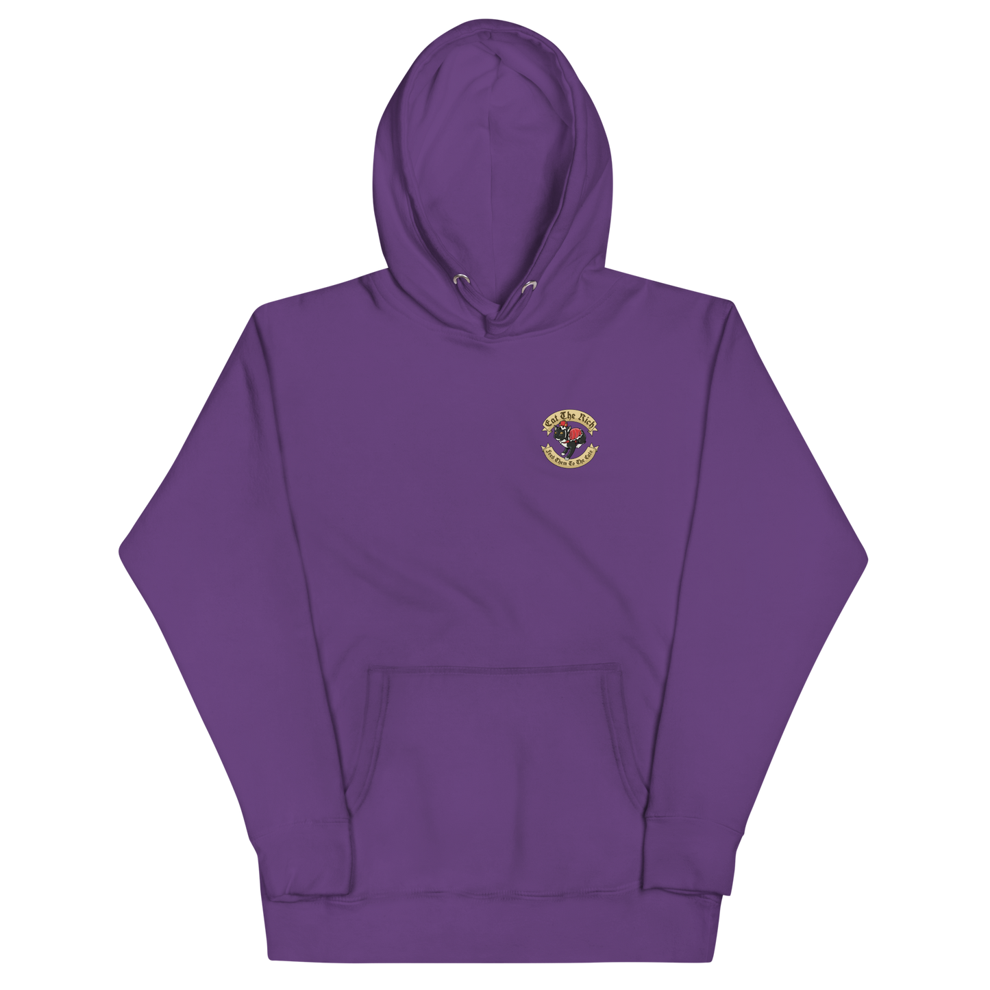 Eat the Rich - front and back print - Unisex Hoodie
