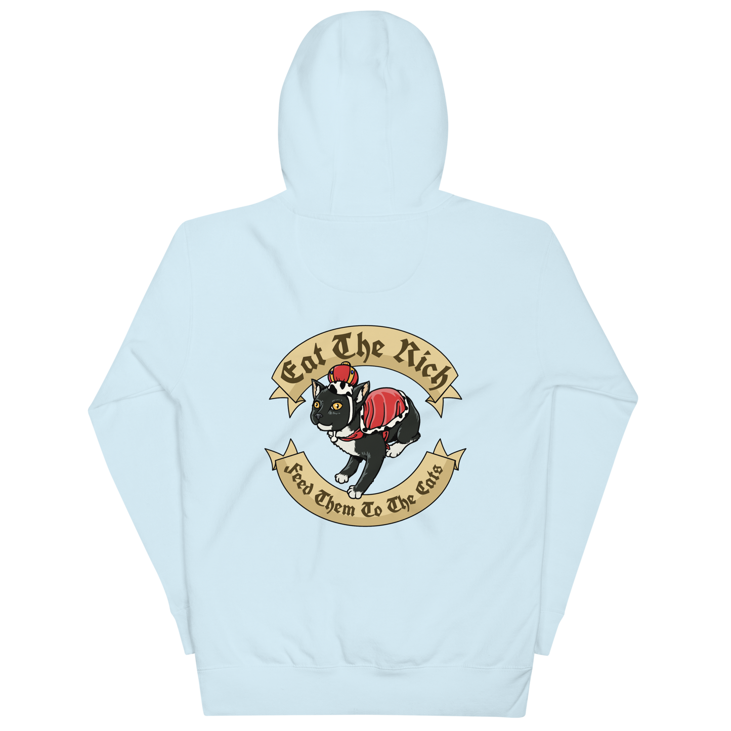 Eat the Rich - front and back print - Unisex Hoodie