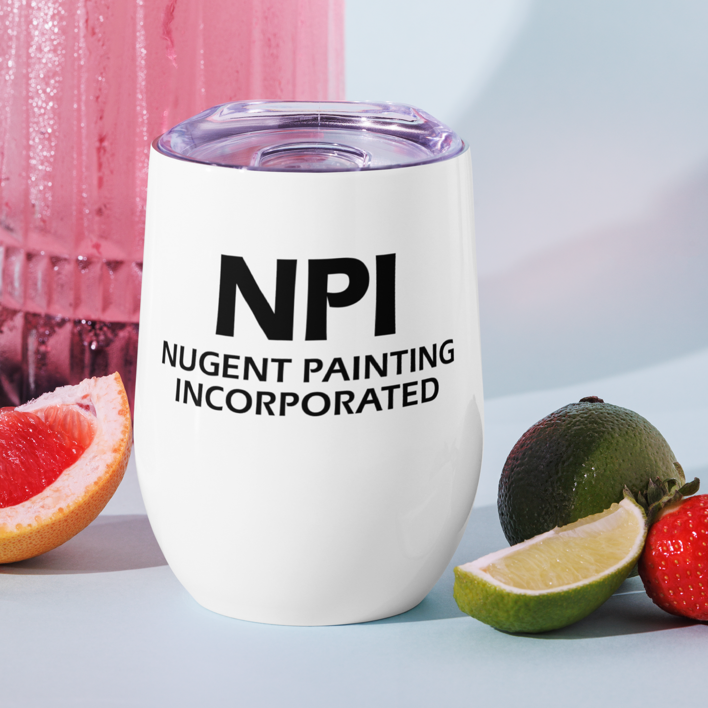 NPI TEXT - Wine tumbler