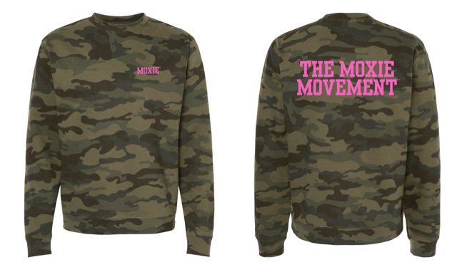 Moxie Unisex Midweight Crewneck Sweatshirt Camo