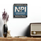 NPI STAPLE - Acrylic Wall Clock