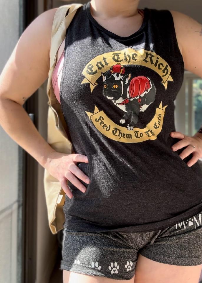 Eat the Rich - Ladies’ Muscle Tank