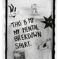 Mental Breakdown Tatoo Version - Oversized faded t-shirt