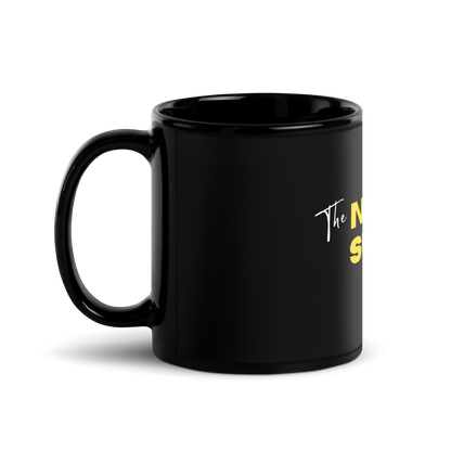 TNSS STAPLE - Black Glossy Mug