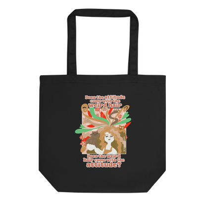 Weird Hair Attitude Ginger - Eco Tote Bag