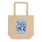 Weird Hair Attitude Blue - Eco Tote Bag