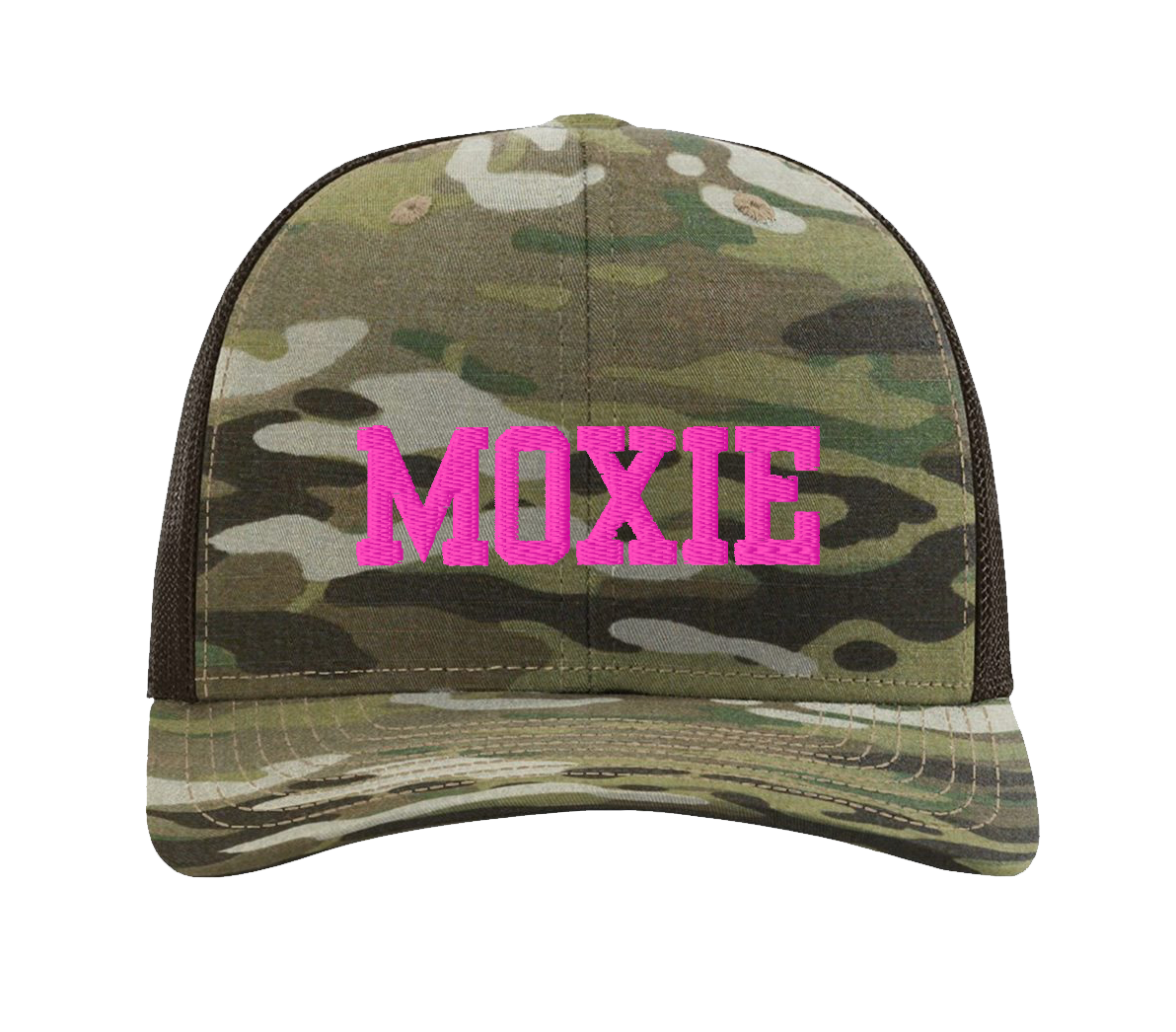 Moxie - Embroidered Tactical Trucker Cap Coyote Brown