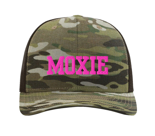 Moxie - Embroidered Tactical Trucker Cap Coyote Brown