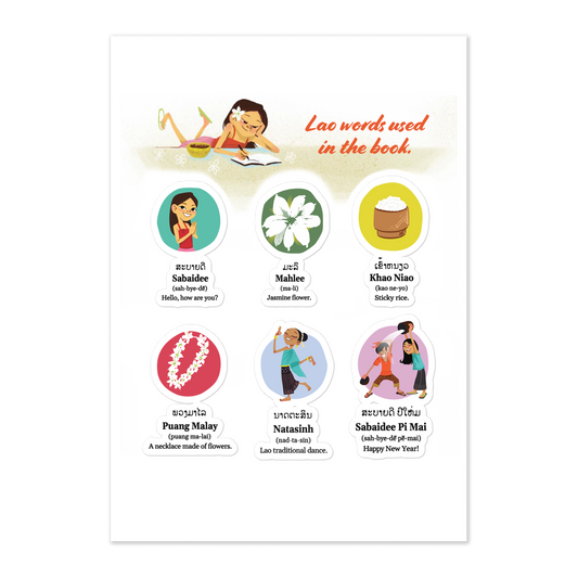 MEFG WORDS - Sticker sheet