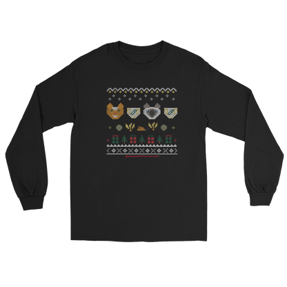 A Diaper Cat Christmas - Unisex Long Sleeve Shirt