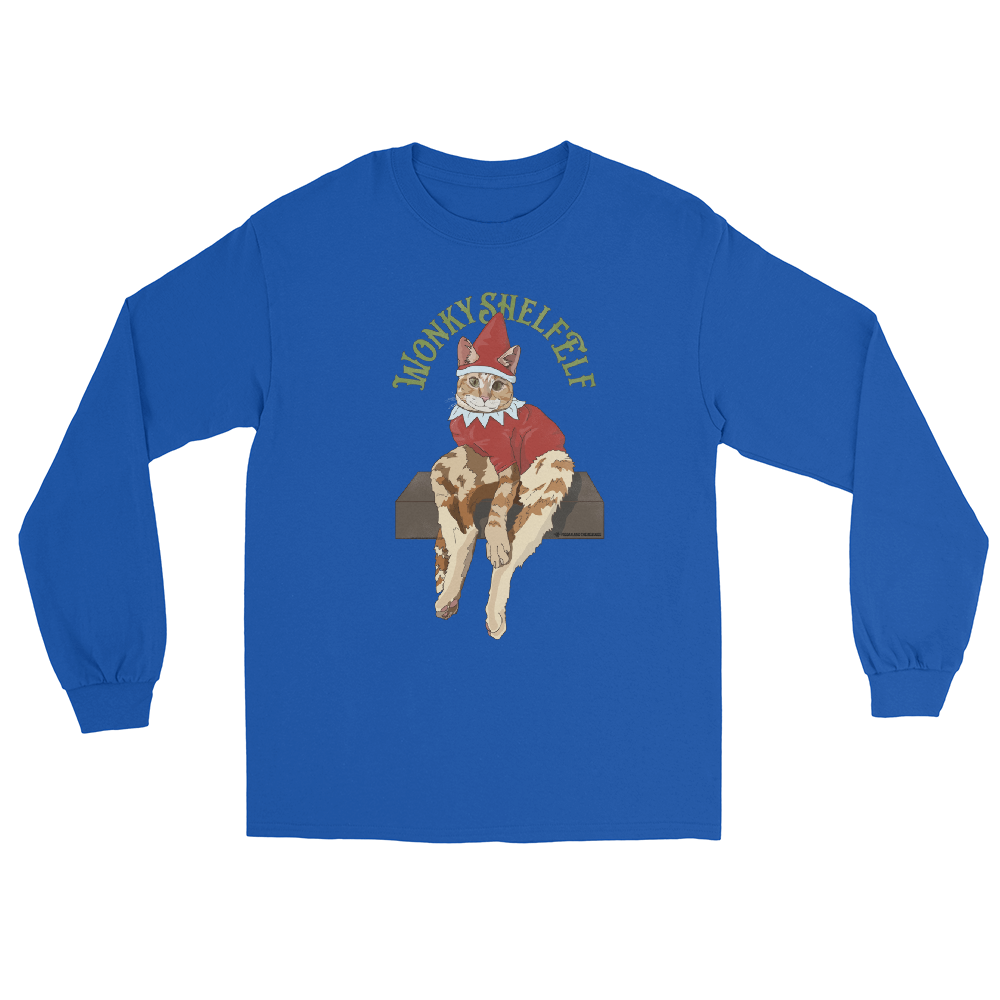 Wonky Shelf Elf - Unisex Long Sleeve Shirt