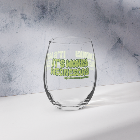 Wonky Wednesday - Stemless wine glass