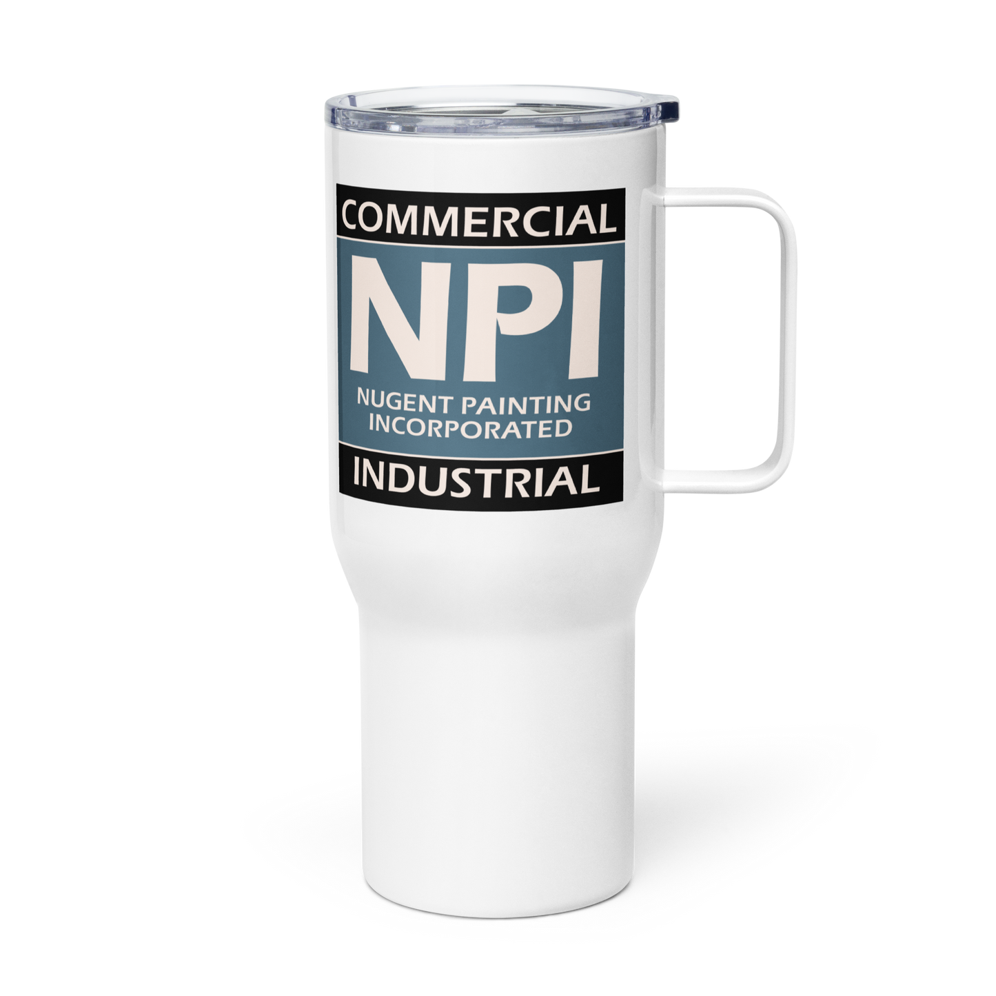 NPI STAPLE - Travel mug with a handle