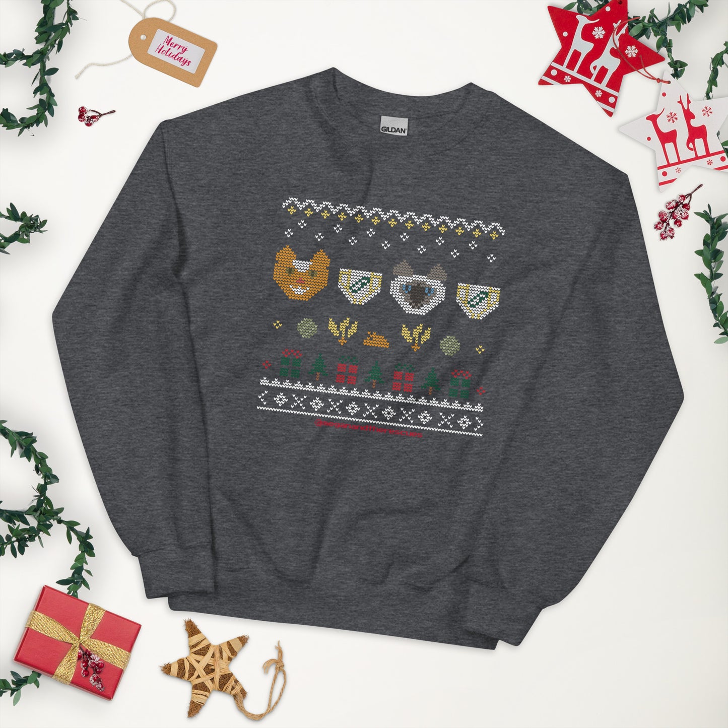 A Diaper Cat Christmas - Unisex Sweatshirt