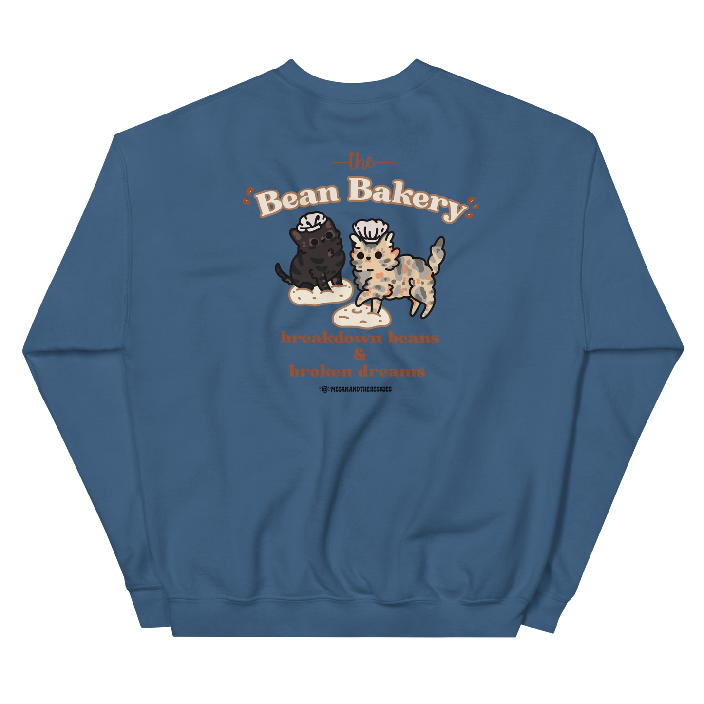 The Bean Bakery (Version 2) - front and back print - Unisex Sweatshirt