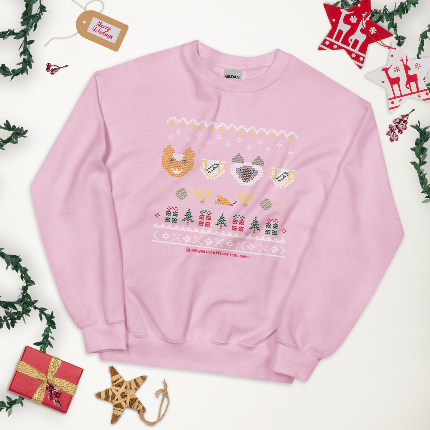 A Diaper Cat Christmas - Unisex Sweatshirt