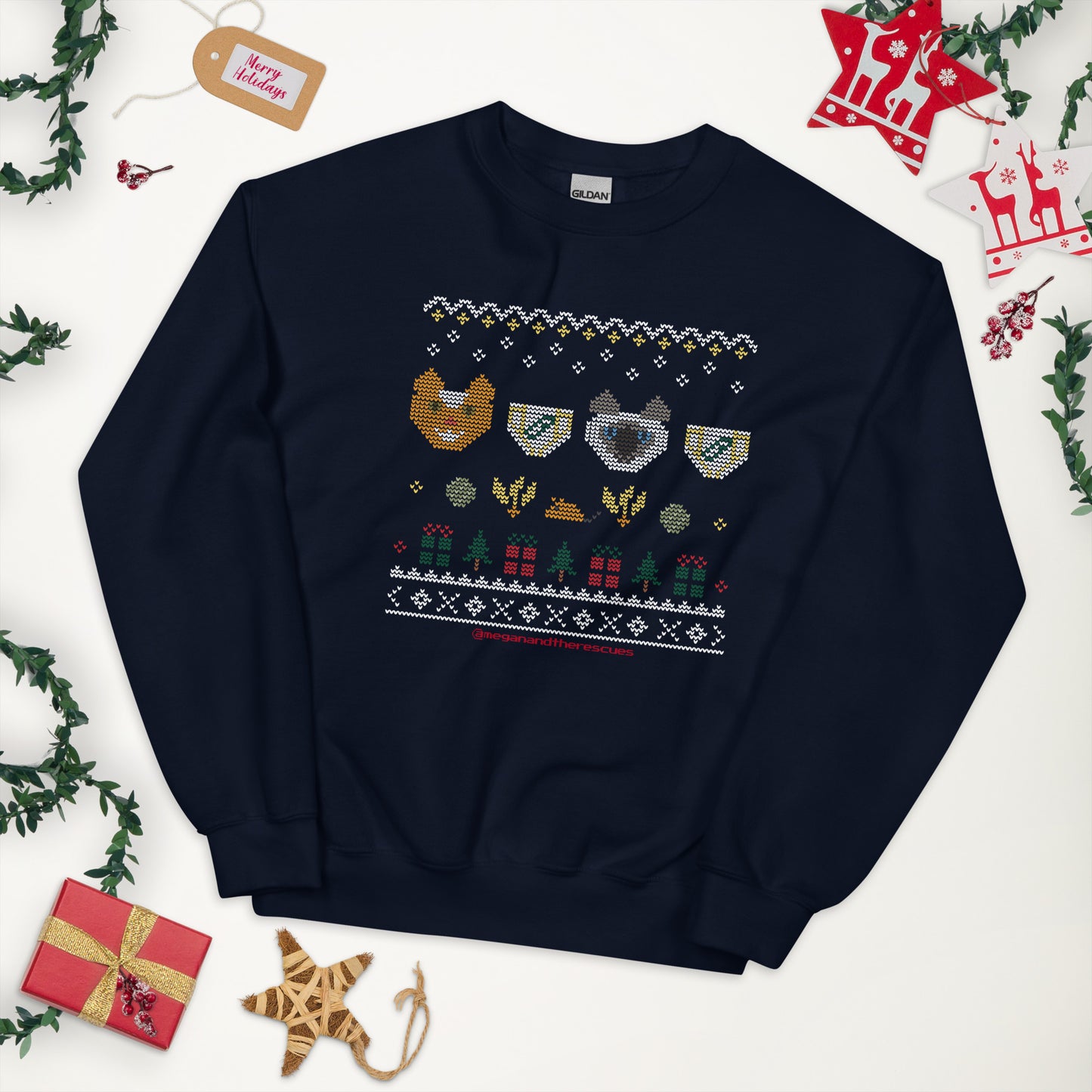 A Diaper Cat Christmas - Unisex Sweatshirt