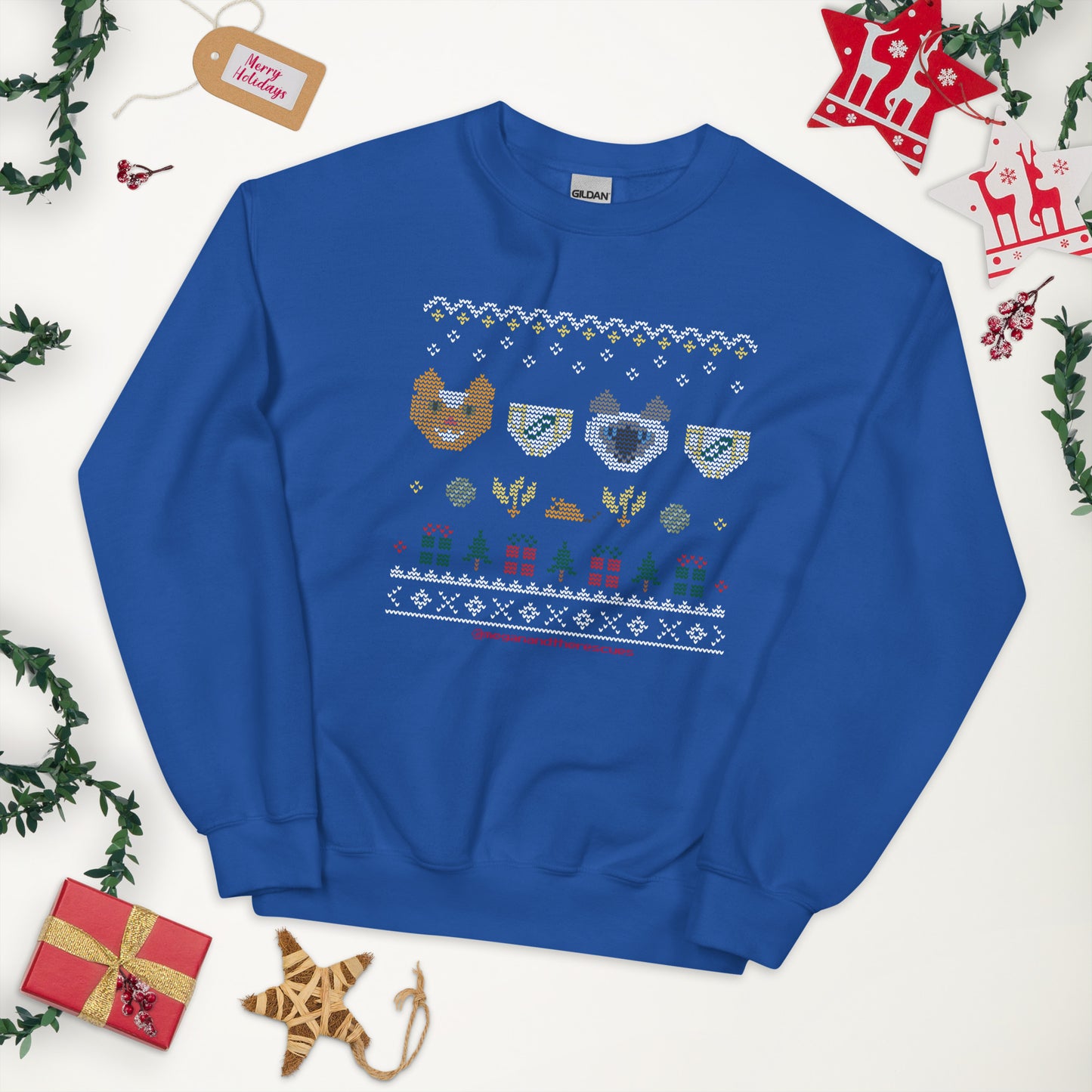 A Diaper Cat Christmas - Unisex Sweatshirt