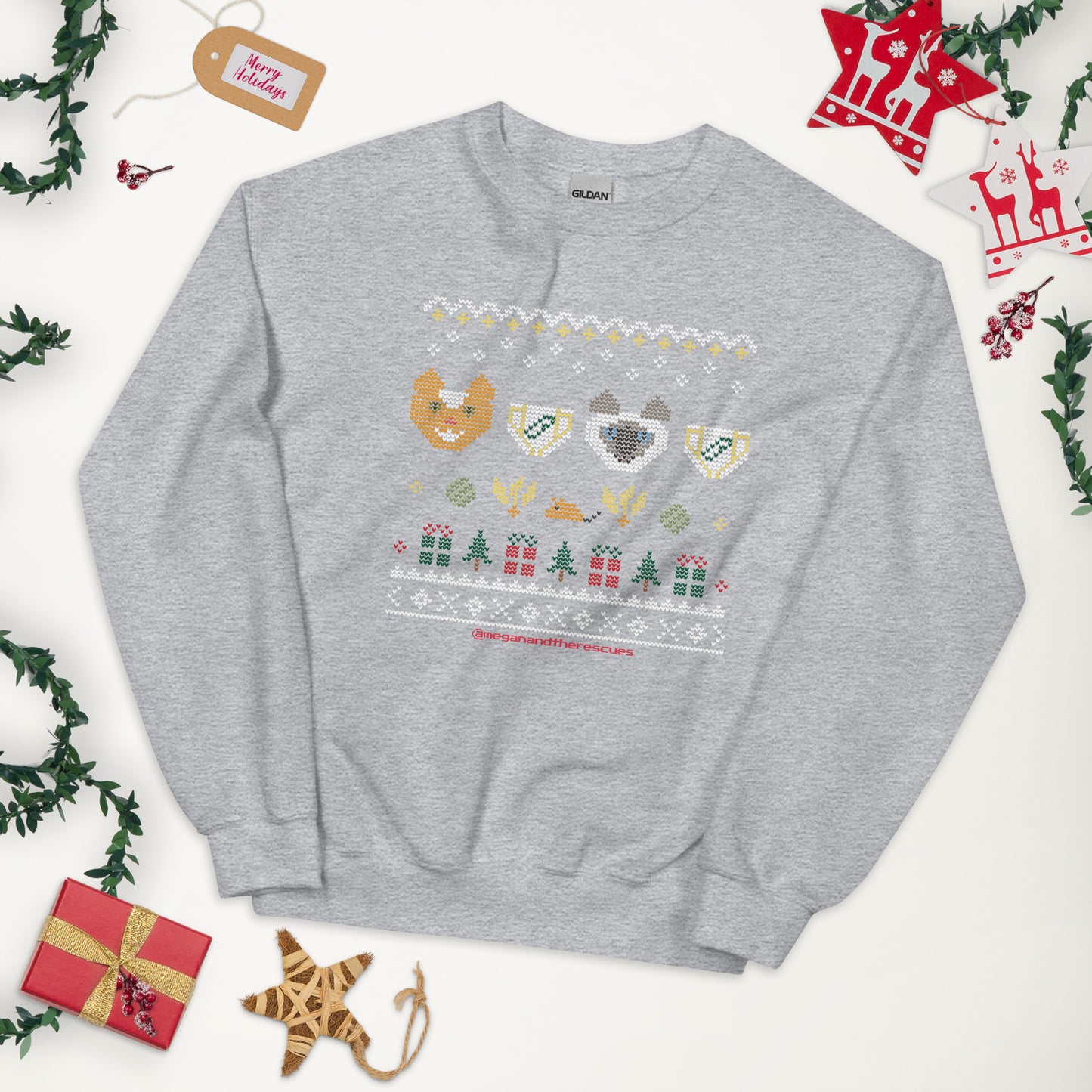 A Diaper Cat Christmas - Unisex Sweatshirt