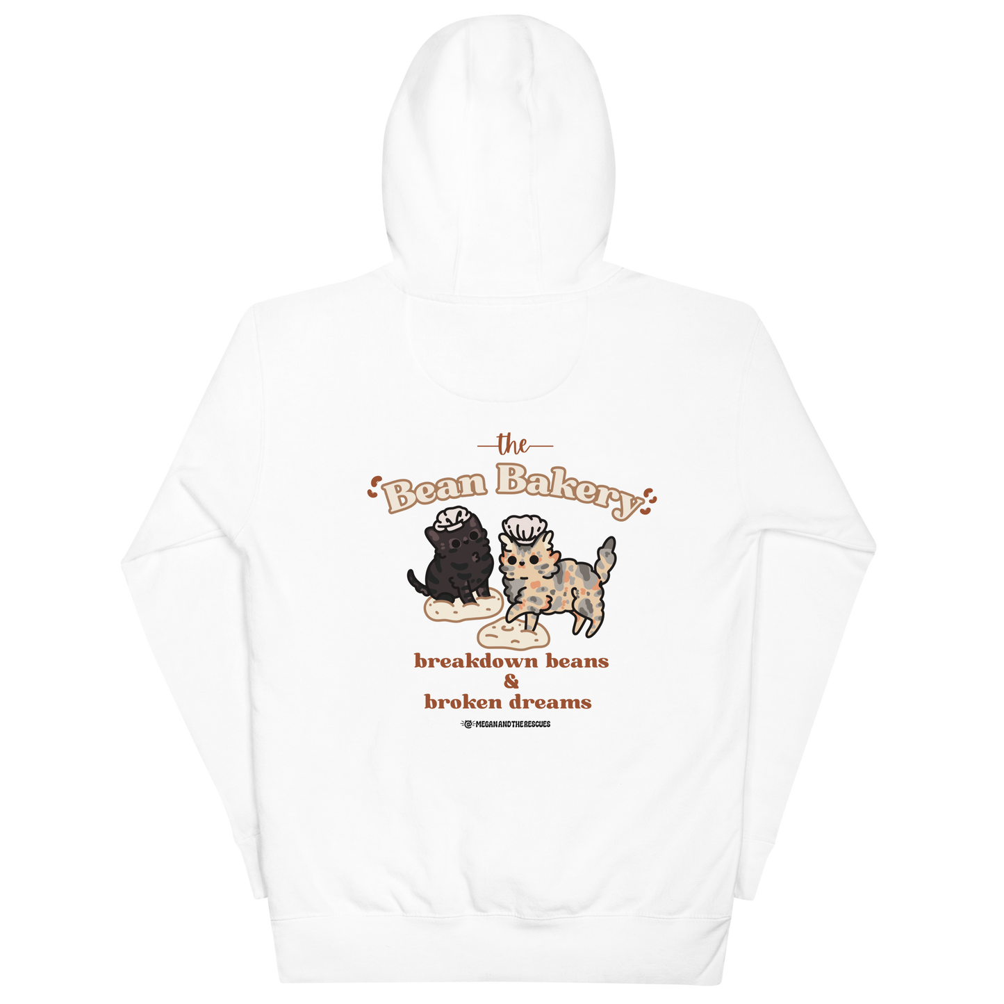 The Bean Bakery (Version 2) - front and back print   - Unisex Hoodie